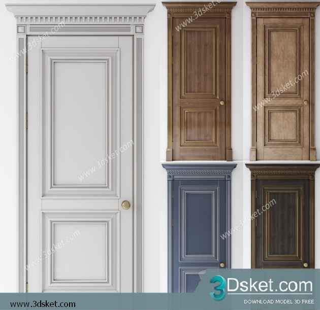 3D Model Doors Free Download 034