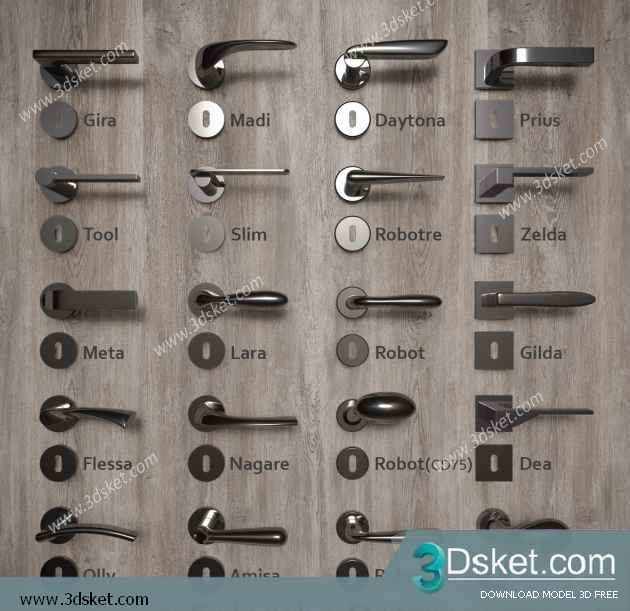 3D Model Doors Free Download 003