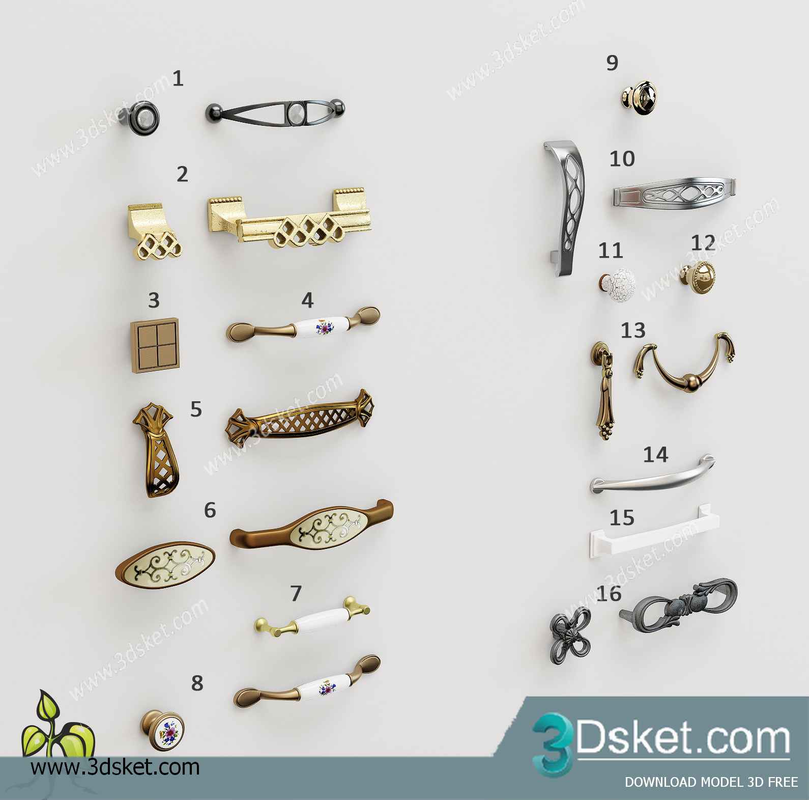 3D Model Doors Free Download 063