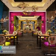3D Interior Model Restaurant Coffee J003 Scene 3dsmax