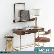 3D Model Table Chair Free Download 0334