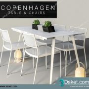 3D Model Table Chair Free Download 0353