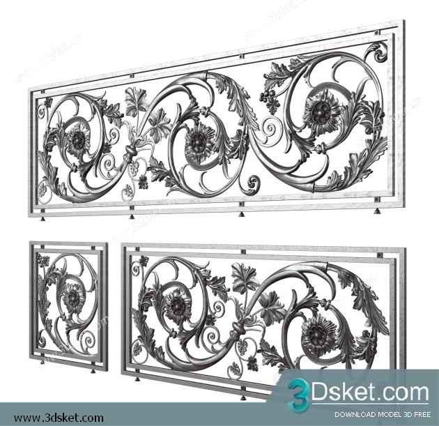 3D Model Staircase Free Download 025