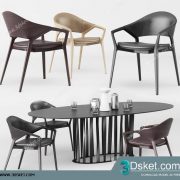 3D Model Table Chair Free Download 0362