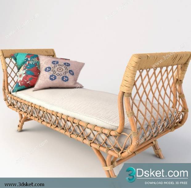 3D Model Other Soft Seating Free Download Ghế mềm 088
