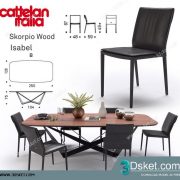 3D Model Table Chair Free Download 0384