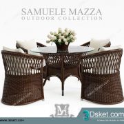 3D Model Table Chair Free Download 0389
