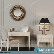 3D Model Table Chair Free Download 0390