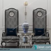 3D Model Table Chair Free Download 0391