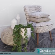 3D Model Table Chair Free Download 0394