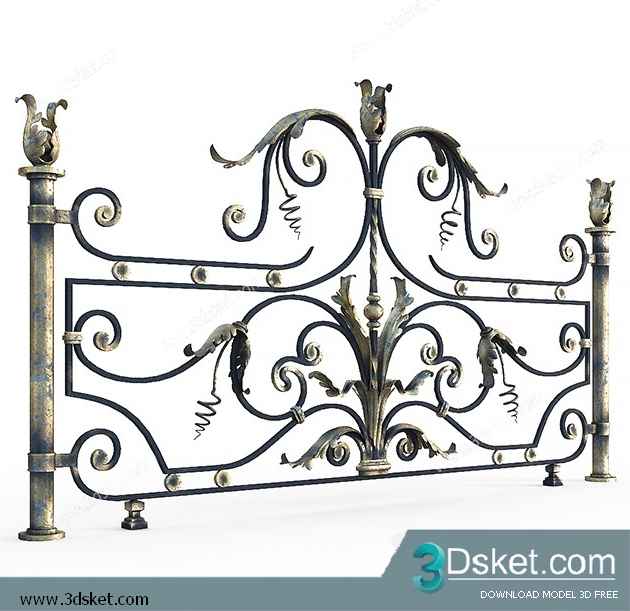 3D Model Staircase Free Download 029