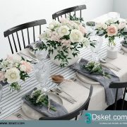 3D Model Table Chair Free Download 0416