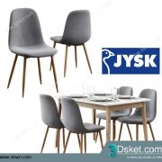 3D Model Table Chair Free Download 0420