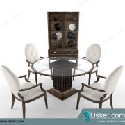 3D Model Table Chair Free Download 0430