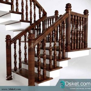 3D Model Staircase Free Download 032