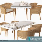 3D Model Table Chair Free Download 0450