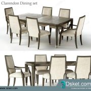 3D Model Table Chair Free Download 0462
