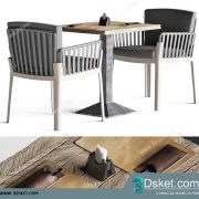 3D Model Table Chair Free Download 0465