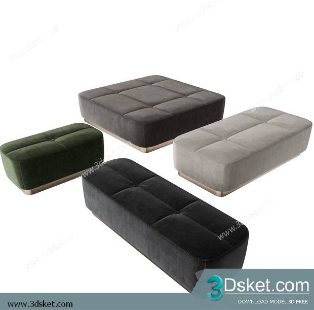 3D Model Other Soft Seating Free Download Ghế mềm 096