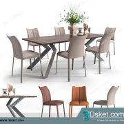3D Model Table Chair Free Download 0470