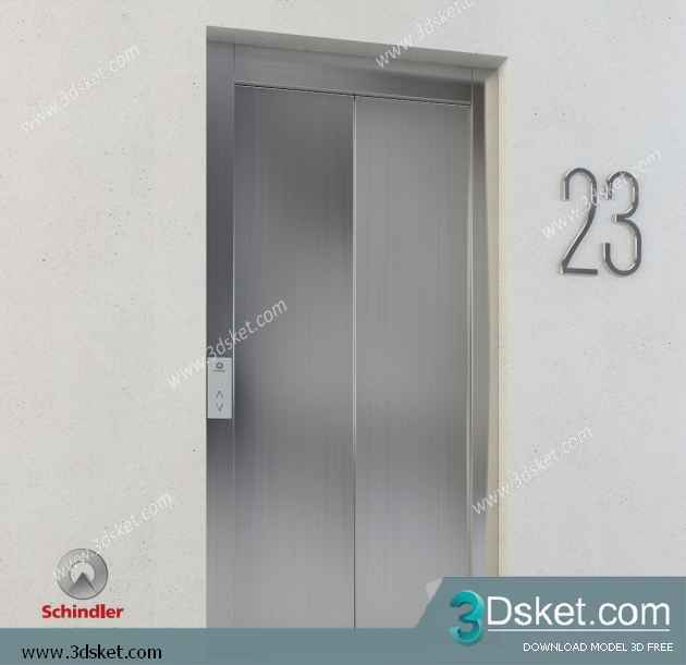 3D Model Staircase Free Download 007