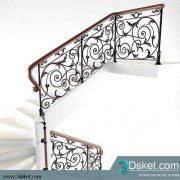 3D Model Staircase Free Download 008