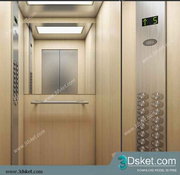 3D Model Staircase Free Download 009