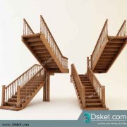3D Model Staircase Free Download 010