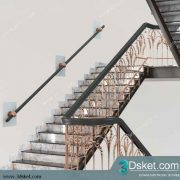 3D Model Staircase Free Download 017