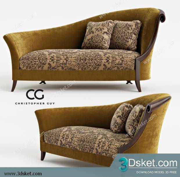 3D Model Other Soft Seating Free Download Ghế mềm 074