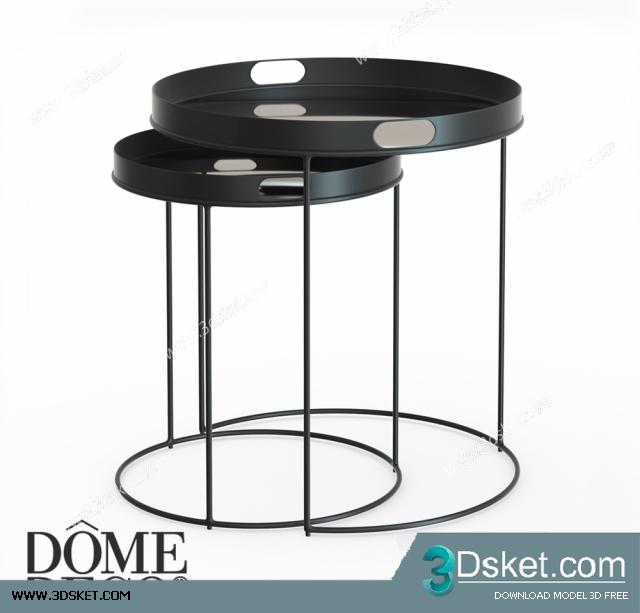 3D Model Table Chair Free Download 0230