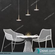 3D Model Table Chair Free Download 0237