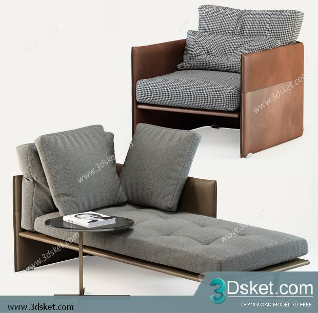 3D Model Other Soft Seating Free Download Ghế mềm 080
