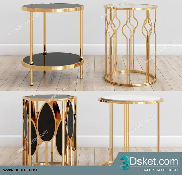 3D Model Table Chair Free Download 0258