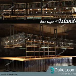 3D Model Restaurant Free Download 001
