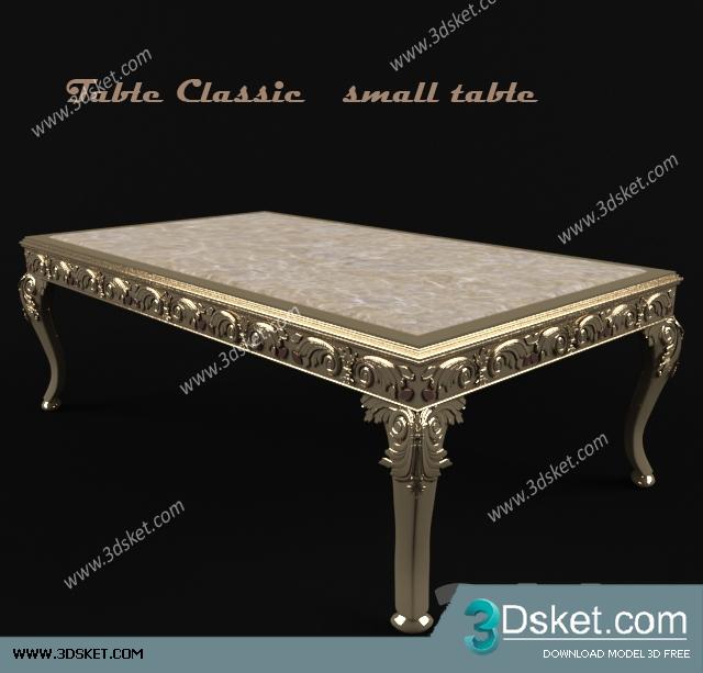 3D Model Table Chair Free Download 0265