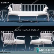 3D Model Table Chair Free Download 0293