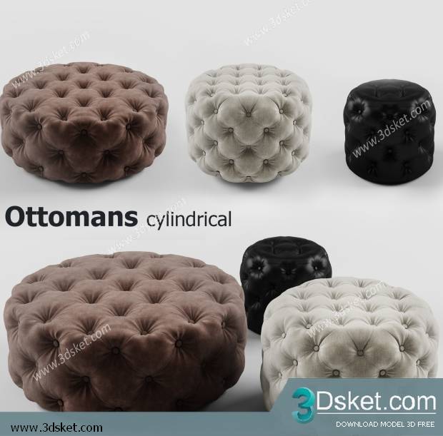 3D Model Other Soft Seating Free Download Ghế mềm 086
