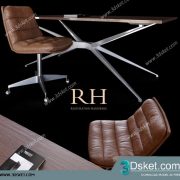 3D Model Table Chair Free Download 0318