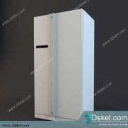 Free Download Kitchen Appliance 3D Model 0204 Tủ Lạnh