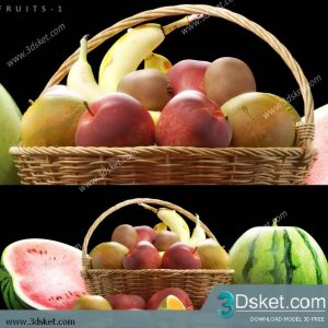 Free Download Food And Drinks 3D Model 0103