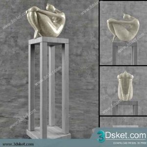 Free Download Sculpture 3D Model Điêu Khắc 0107