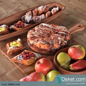Free Download Food And Drinks 3D Model 0107