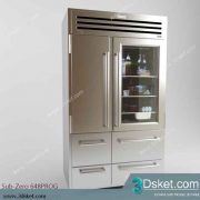 Free Download Kitchen Appliance 3D Model 0213 Tủ lạnh