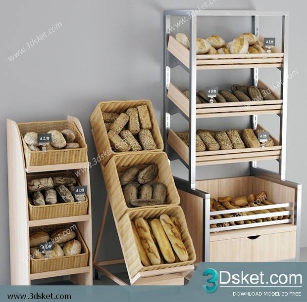 Free Download Food And Drinks 3D Model 0110