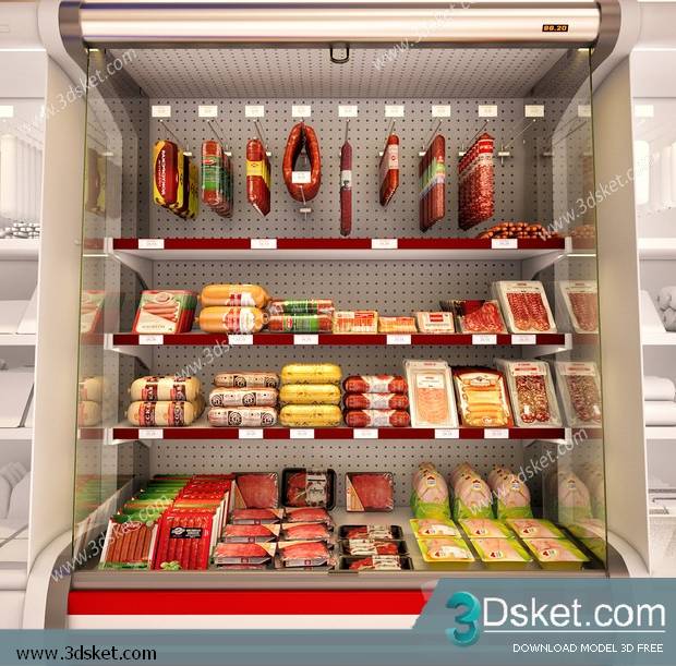 Free Download Food And Drinks 3D Model 0115