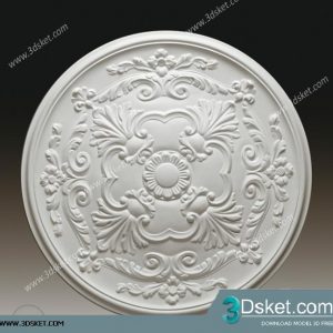 Free Download Decorative Plaster 3D Model 205