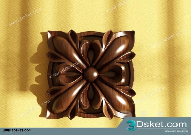 Free Download Decorative Plaster 3D Model 213