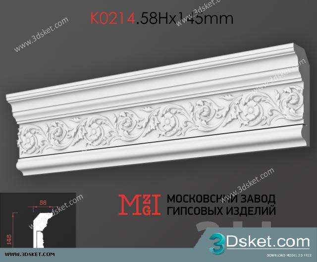 Free Download Decorative Plaster 3D Model 360