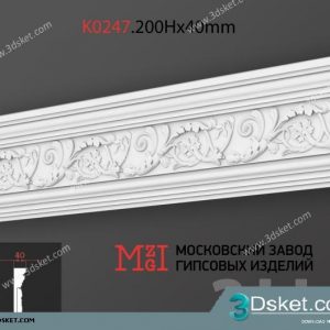 Free Download Decorative Plaster 3D Model 361